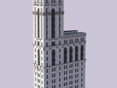 One Times Square 3D print model