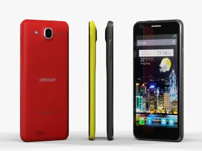 Alcatel One Touch 6033X Idol Ultra Low-poly 3D model