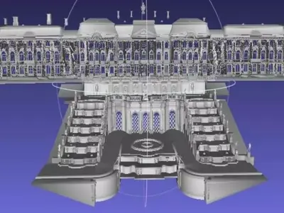 fragment doma Free 3D model