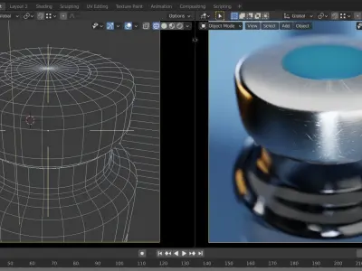 COVID19 Vaccine bottle 3D model