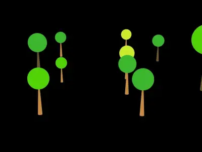 Low Poly Game Ready Trees Low-poly 3D model