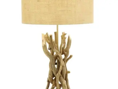 Ferncliff Driftwood Table Light Lamp 3D model