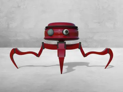 Robot spider 3D model