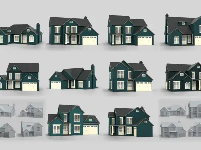 British House Design Collection 1-10 Pack T3