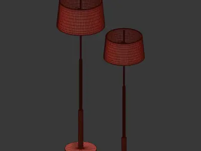 Floor Lamp Diana Santa and Cole  3D model