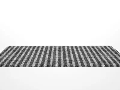 Contemporary Carpet - Rug 15 Low-poly 3D model