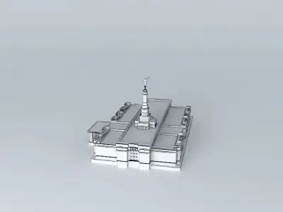 LDS. TEMPLO MORMON, OAXACA, OAX. MEXICO, 74th. operating temple Free 3D model