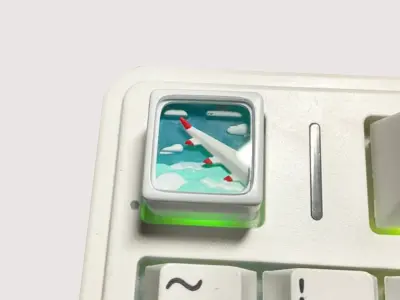 The Plane Window Keycap 3D print model 3D print model