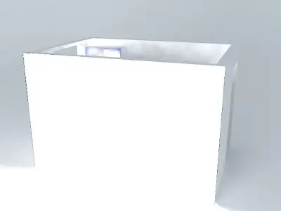 Nursery box with door Free 3D model