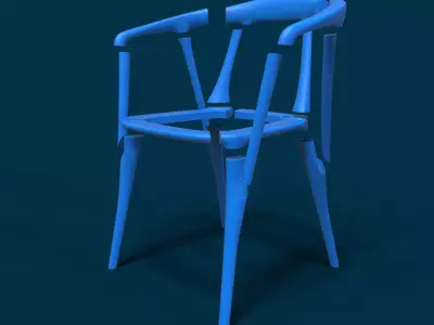 Chair Modern Low-poly 3D model purchase