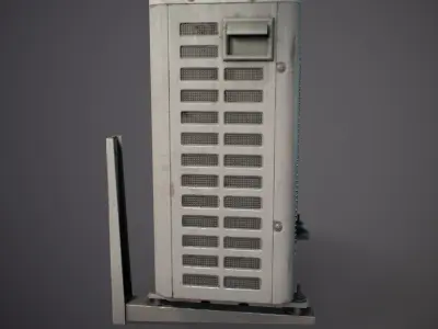 Conditioner - Gameready Asset Low-poly 3D model