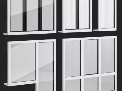 Finstal Plastic Windows 3D model