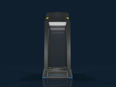 Sci Fi Container  3D model