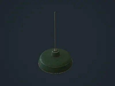 Hanging light Low-poly 3D model buy