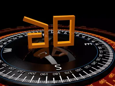 TV News Time Clock Low-poly 3D model