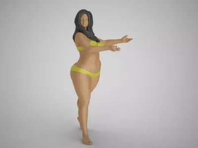 Confident Woman 4 3D print model
