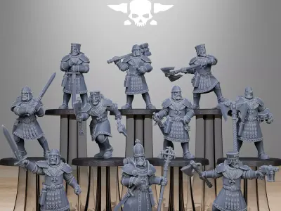 Vodalites Melee Infantry 3D print model