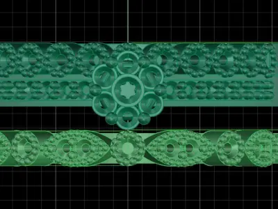 Jewelry ring 163 3D print model