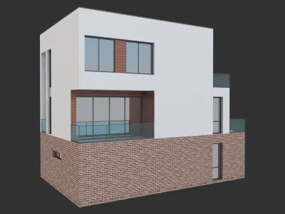 Modern House 19 3D model