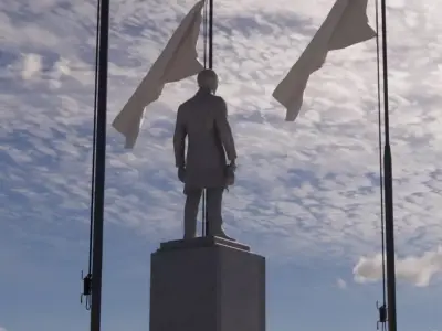 Rizal Statue 3D model