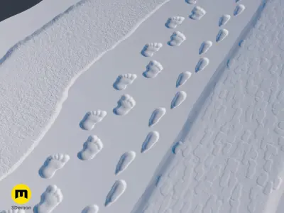 DnD Terrain Rollers Snow Landscape 3D print model