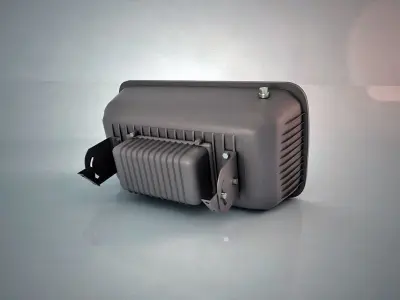 Halogen flood Light 3D model