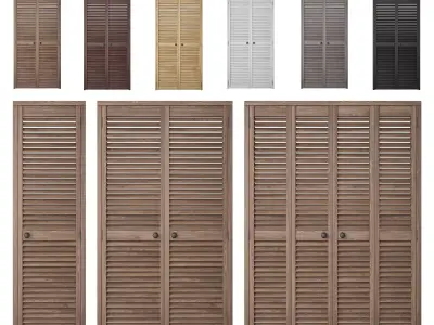Shutters Door 3D model