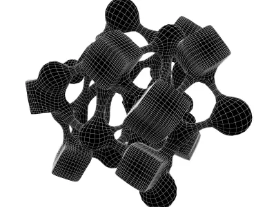 Abstract Shape v44 001 Low-poly 3D model