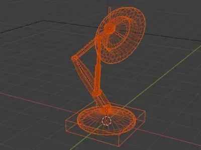Table Lamp 3D model 142