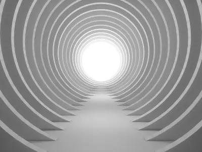 Sci Fi Tunnel 3D model