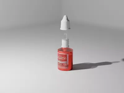 hair serum Low-poly 3D model