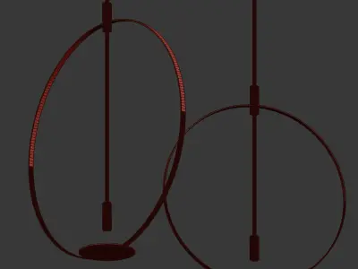 Magnifier Celing Pendant Lamp Formafantasma 3D model