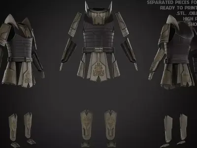 Star Wars Darth Bane Armor for Cosplay 3D print model