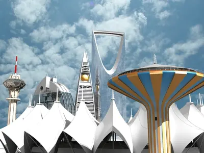  Riyadh Skyscrapers 3D 