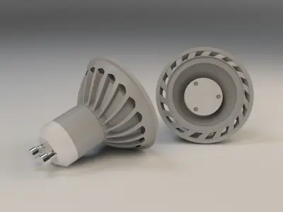 LightingEver 5W GU10 LED Bulb 3D model