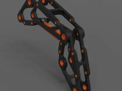 MACHINED MECHA DETAILS KIT-BASH 3D model