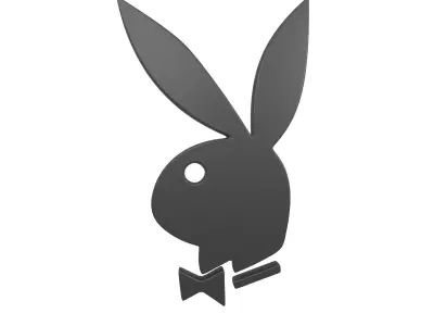Playboy Logo v1 001 Free low-poly 3D model