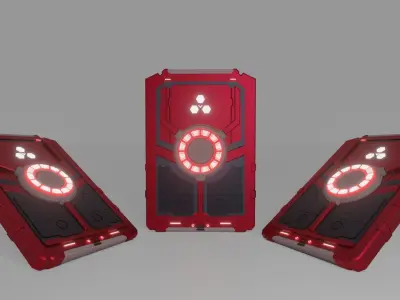 Sci-Fi card 3D model