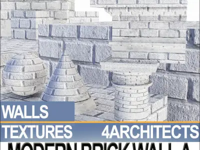 Modern Brick Wall A Texture