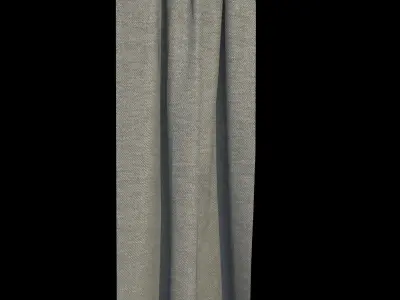 Curtain - PBR - Textured Low-poly 3D model