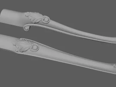 2leg High quality 3d models for processing on a cnc machine  3D model