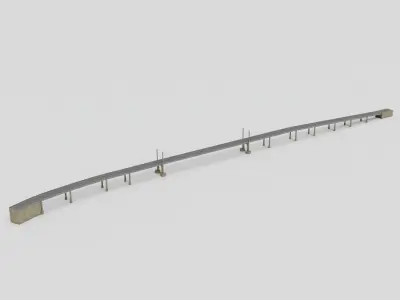 Kessock Bridge 3D model
