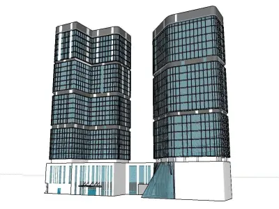 vacation spot-Resort-Fashion Leisure Hotel-0199 3D model