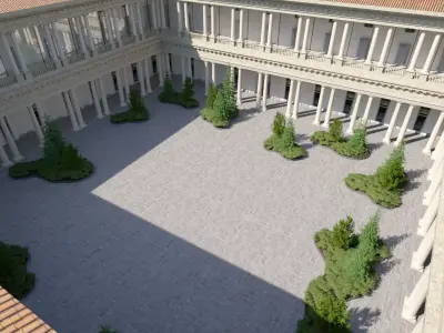 3d model Palazzo Portrait Milano 3D model