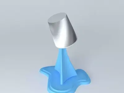 Lamp "Spilling Ink" Free 3D model