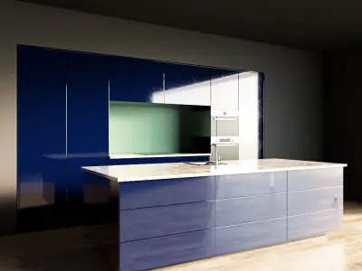 102-Kitchen6 glossy 9 3D model