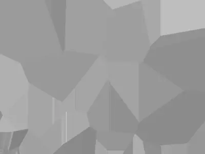 game ready damaged building Low-poly 3D model