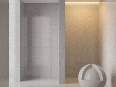 Marble wall 120 3D model