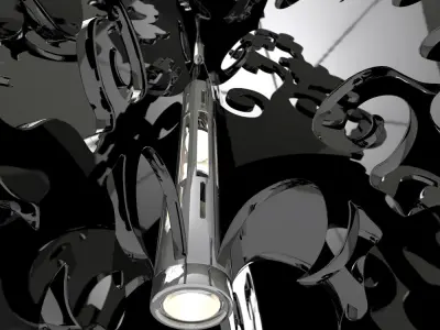 Suspension lamp Anastacha Terzani 3D model