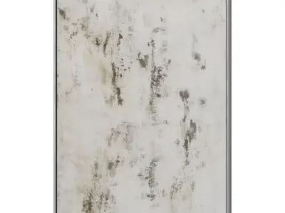 Set of 3 Abstract Paintings in Frames 3D model 114